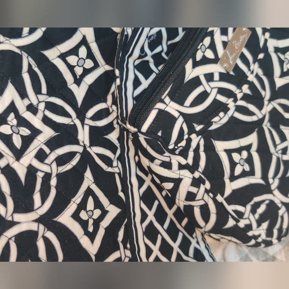 Vera Bradley Black and White Pattern Bag And Small Purse Excellent Condition - Picture 2 of 10